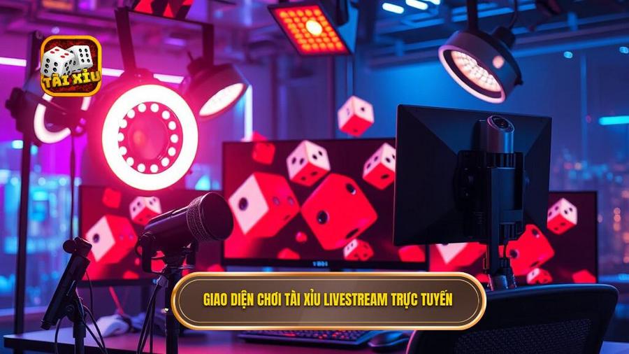 1. Giao diện chơi tài xỉu livestream trực tuyến