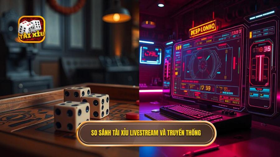2. So sánh Tài xỉu livestream và truyền thống