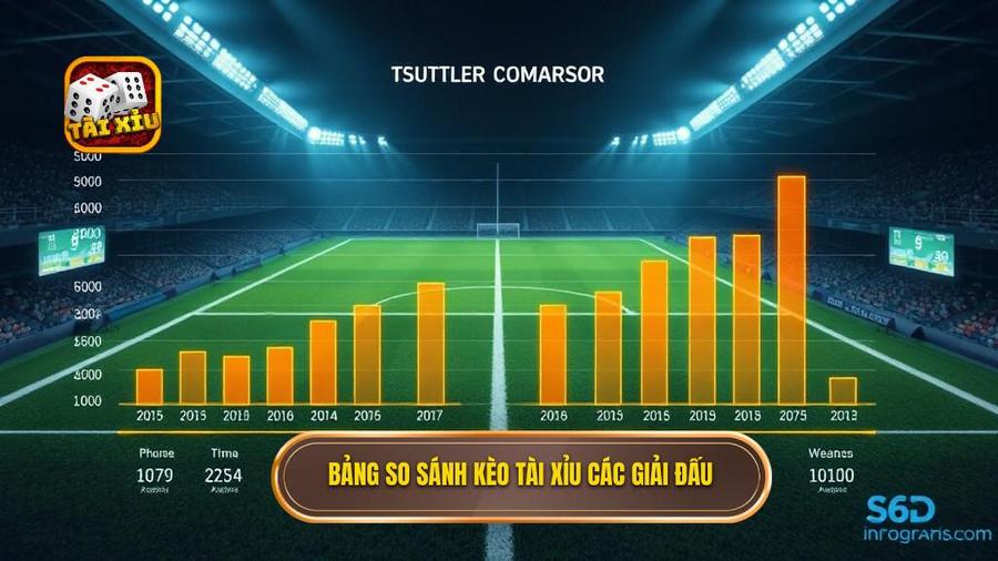 3. Bảng so sánh kèo tài xỉu các giải đấu